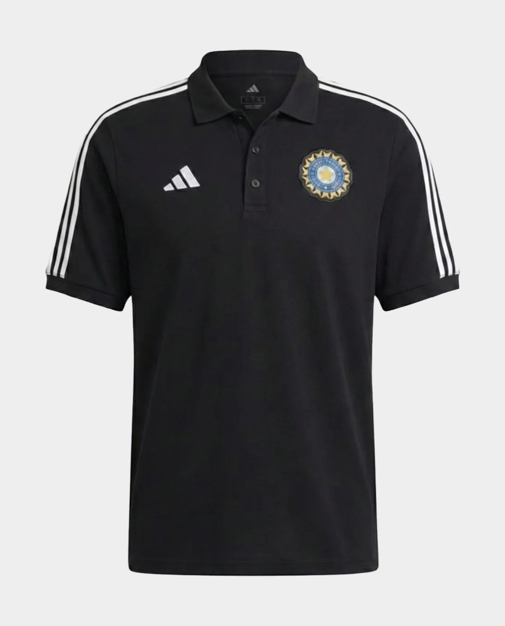 India Cricket Travel Black Polo 2026