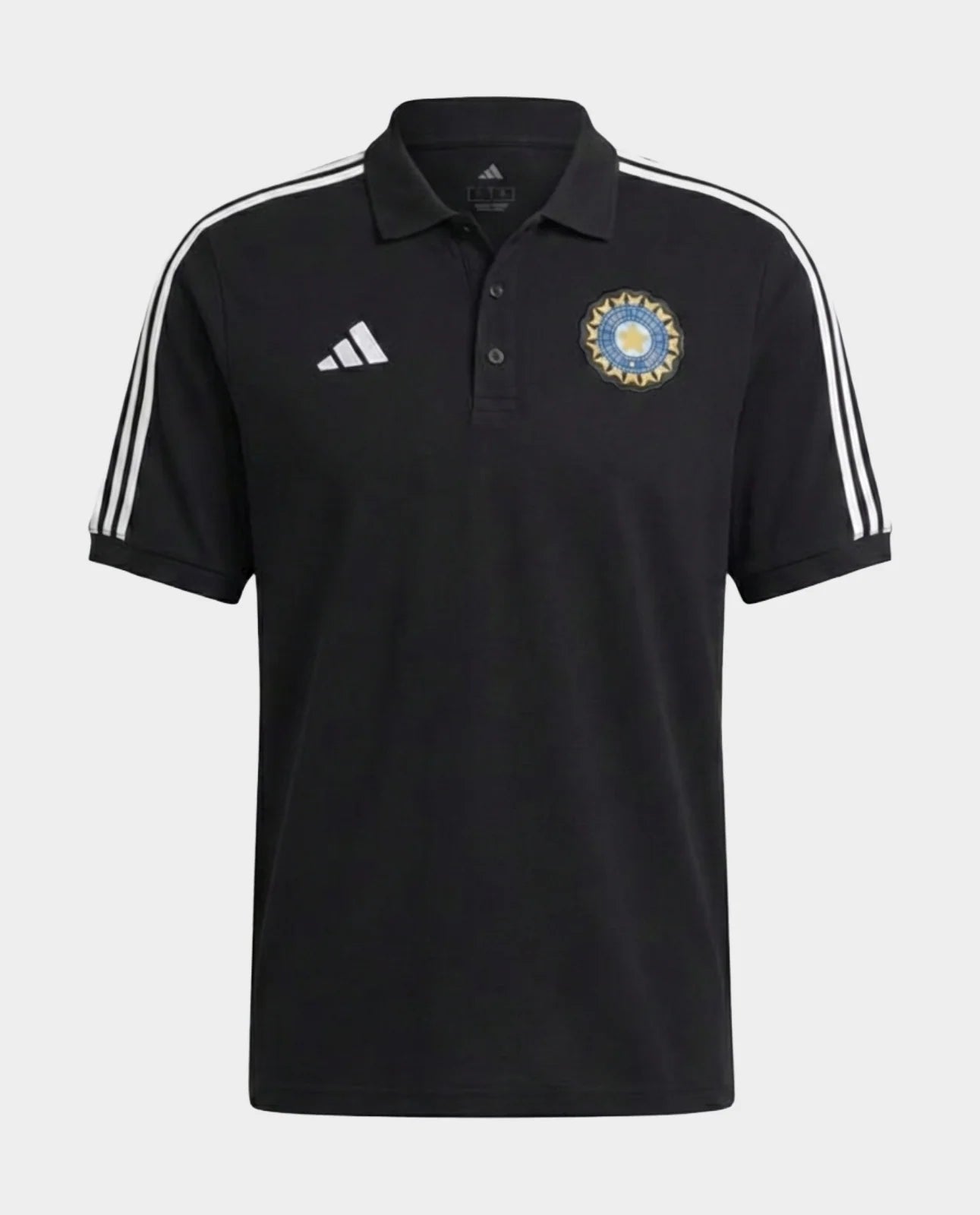 India Cricket Travel Black Polo 2026
