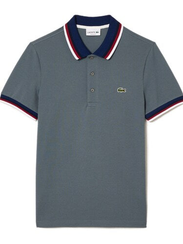 Men Regular Fit Stretch Pique Polo Shirt