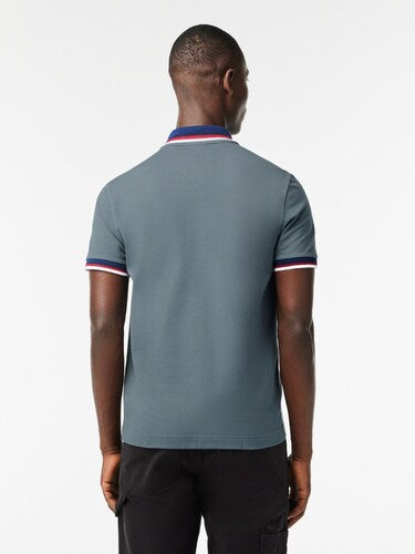 Men Regular Fit Stretch Pique Polo Shirt