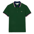 Regular Fit Cotton Pique Contrast Collar Polo Shirt
