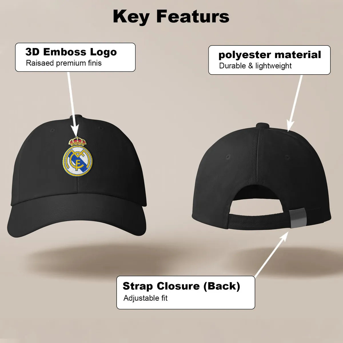 Real medrid cap